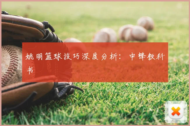 姚明篮球技巧深度分析:中锋教科书